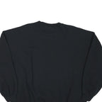 GILDAN Mens Black Orlando Crew Neck 2XL Cotton Blend Casual Sweatshirt