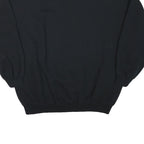 GILDAN Mens Black Orlando Crew Neck 2XL Cotton Blend Casual Sweatshirt