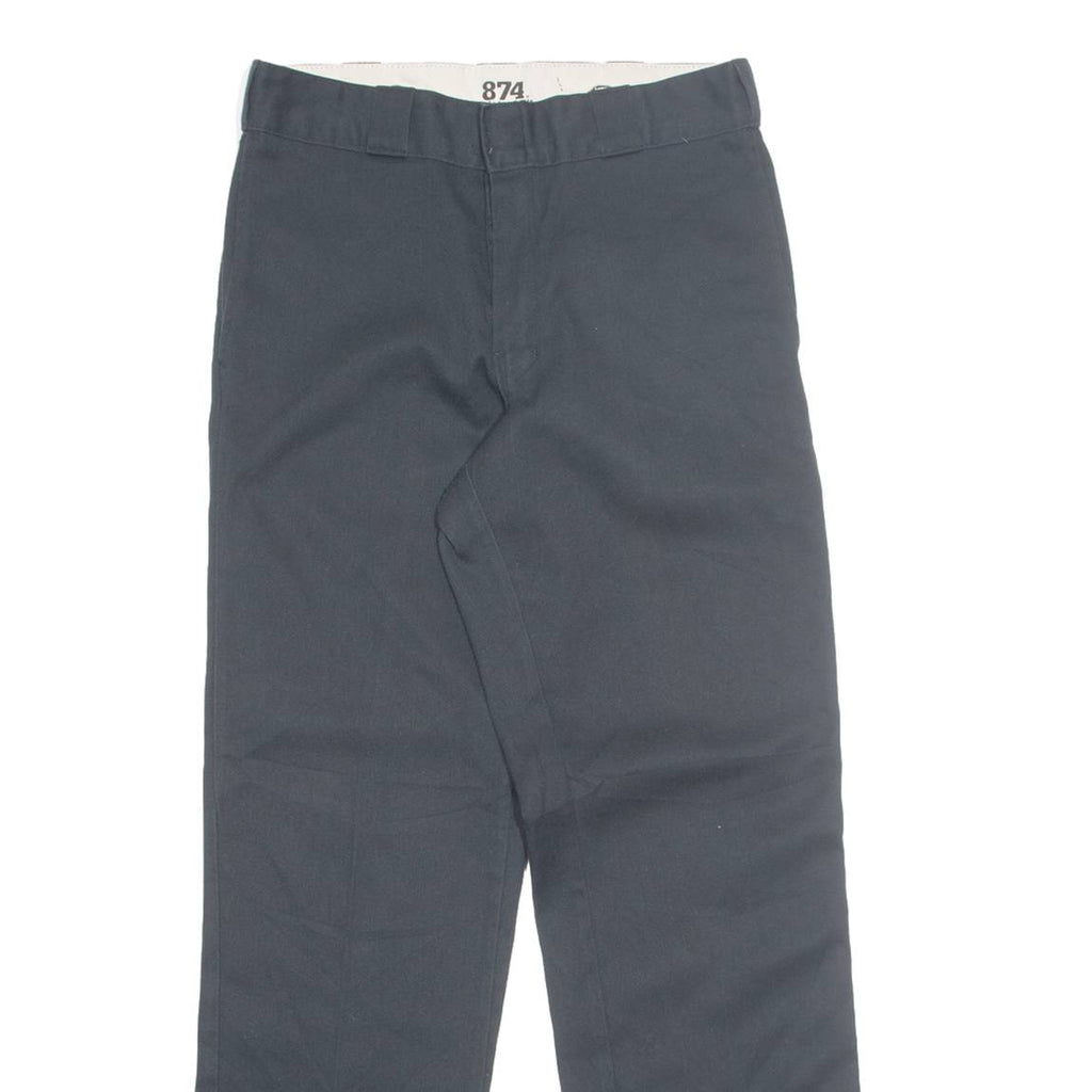 DICKIES Chino Mens Trousers Black Regular Straight W30 L31