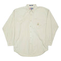 CHAPS RALPH LAUREN Mens Plain Shirt Beige Long Sleeve L