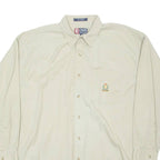 CHAPS RALPH LAUREN Mens Plain Shirt Beige Long Sleeve L