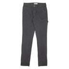 DICKIES Carpenter Workwear Womens Trousers Black Slim Skinny W28 L30