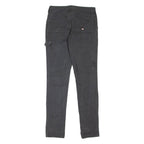 DICKIES Carpenter Workwear Womens Trousers Black Slim Skinny W28 L30