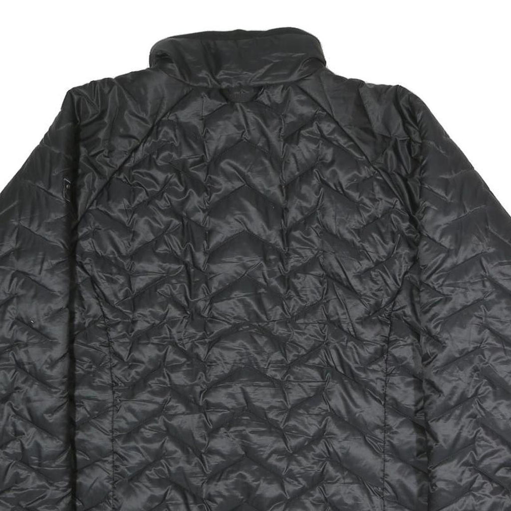 JACK WOLFSKIN Womens Black Outdoor Jacket UK 14 Polyester Blend Quilted Zip