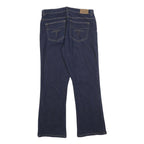 CHAPS Womens Slim Blue Denim Straight Jeans W32 L32 Stylish Comfort Zip Closure