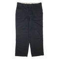 DICKIES Mens Trousers Black Regular Tapered W38 L30