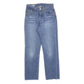 LEVI'S 501 Womens Jeans Blue Regular Straight Denim Medium W24 L26 Classic Fit