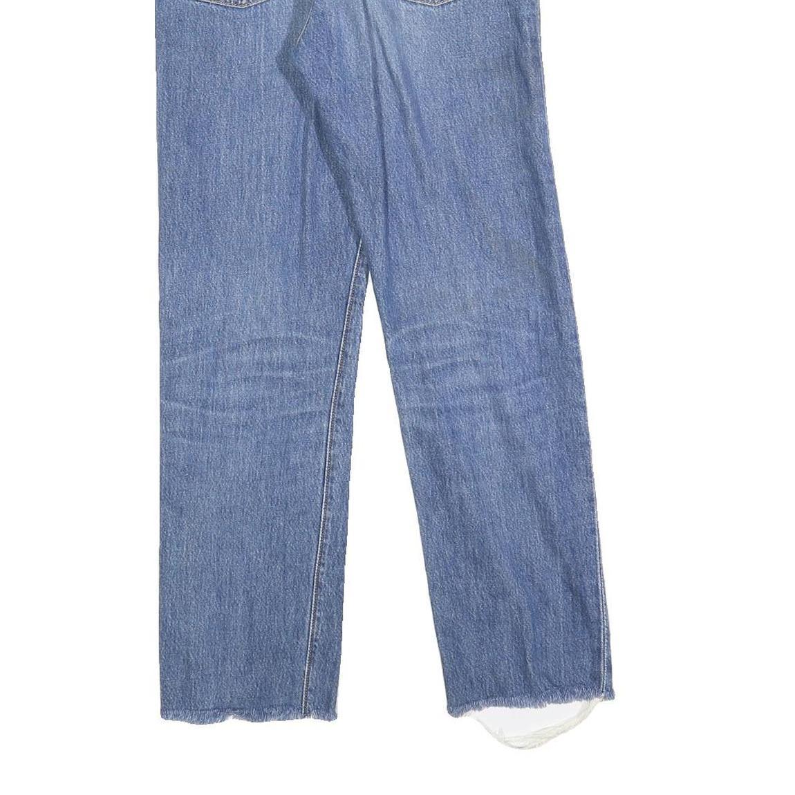 LEVI'S 501 Womens Jeans Blue Regular Straight Denim Medium W24 L26 Classic Fit