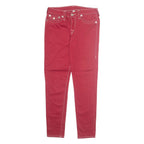 TRUE RELIGION Womens Trousers Red Regular Tapered W30 L29