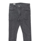 LEVI'S Big E Mens Jeans Black Slim Skinny Denim W31 L30 Vintage Style Zip