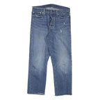 LEVI'S 501 Womens Jeans Blue Regular Straight Denim Medium W30 L26 Classic Fit