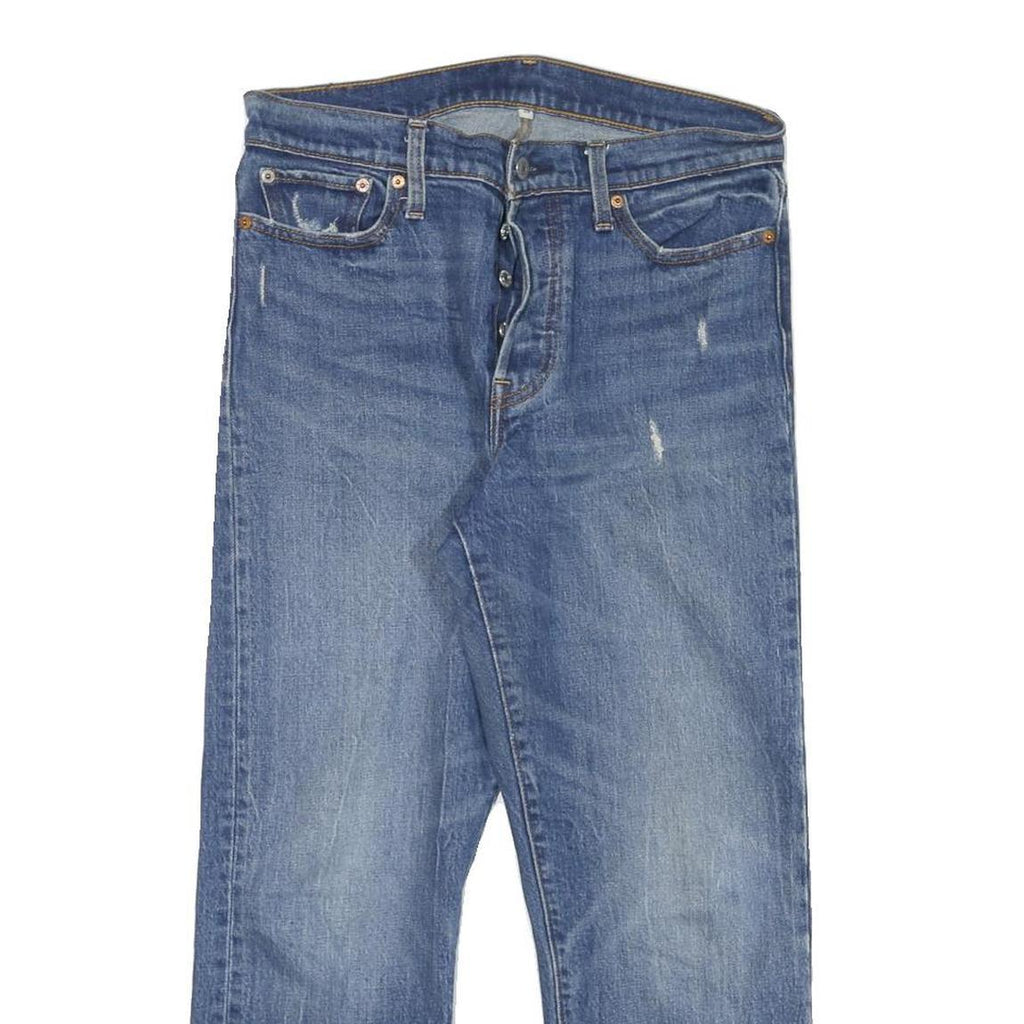 LEVI'S 501 Womens Jeans Blue Regular Straight Denim Medium W30 L26 Classic Fit