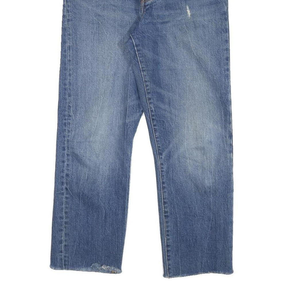 LEVI'S 501 Womens Jeans Blue Regular Straight Denim Medium W30 L26 Classic Fit