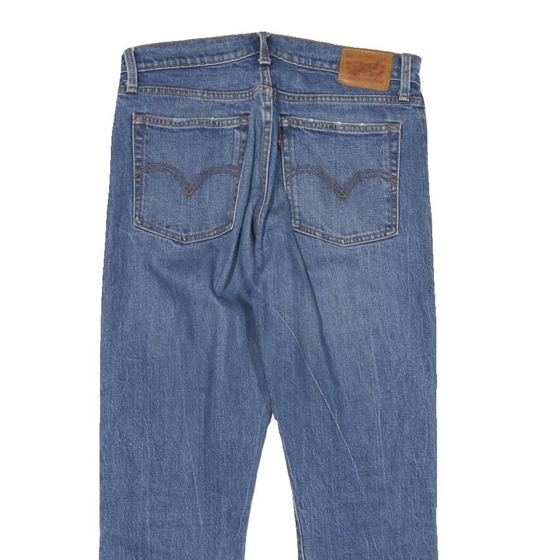 LEVI'S 501 Womens Jeans Blue Regular Straight Denim Medium W30 L26 Classic Fit