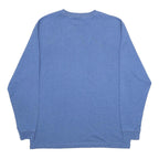 CARHARTT Mens Blue Graphic Long Sleeve Crew Neck T-Shirt L Cotton Blend