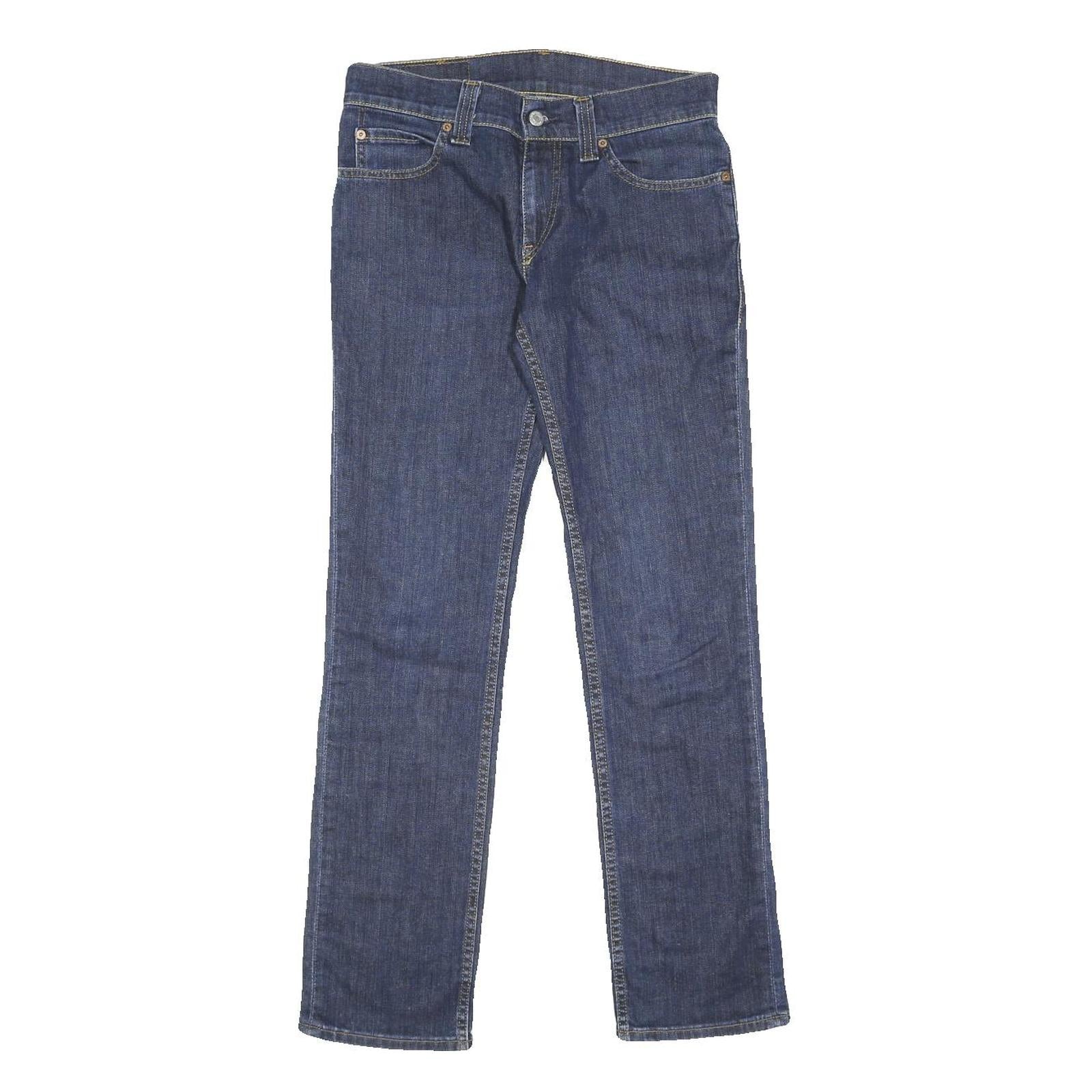 LEVI'S 511 Slim Mens Jeans Blue Slim Skinny Denim Medium W30 L32 Zip