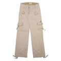 LEVI'S Cargo Womens Trousers Beige Regular Bootcut W28 L31