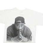 CHEMISTRY Mens White Graphic T-Shirt L Short Sleeve Crew Neck Cotton Print