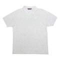 KAPPA Mens Grey Short Sleeve Plain Polo Shirt XL Cotton Casual Basic