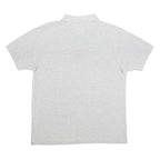 KAPPA Mens Grey Short Sleeve Plain Polo Shirt XL Cotton Casual Basic