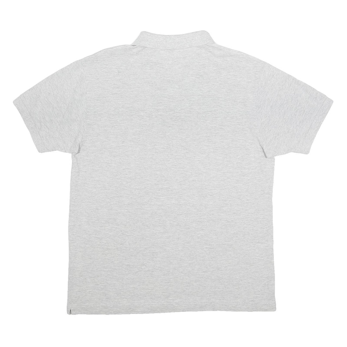 KAPPA Mens Grey Short Sleeve Plain Polo Shirt XL Cotton Casual Basic