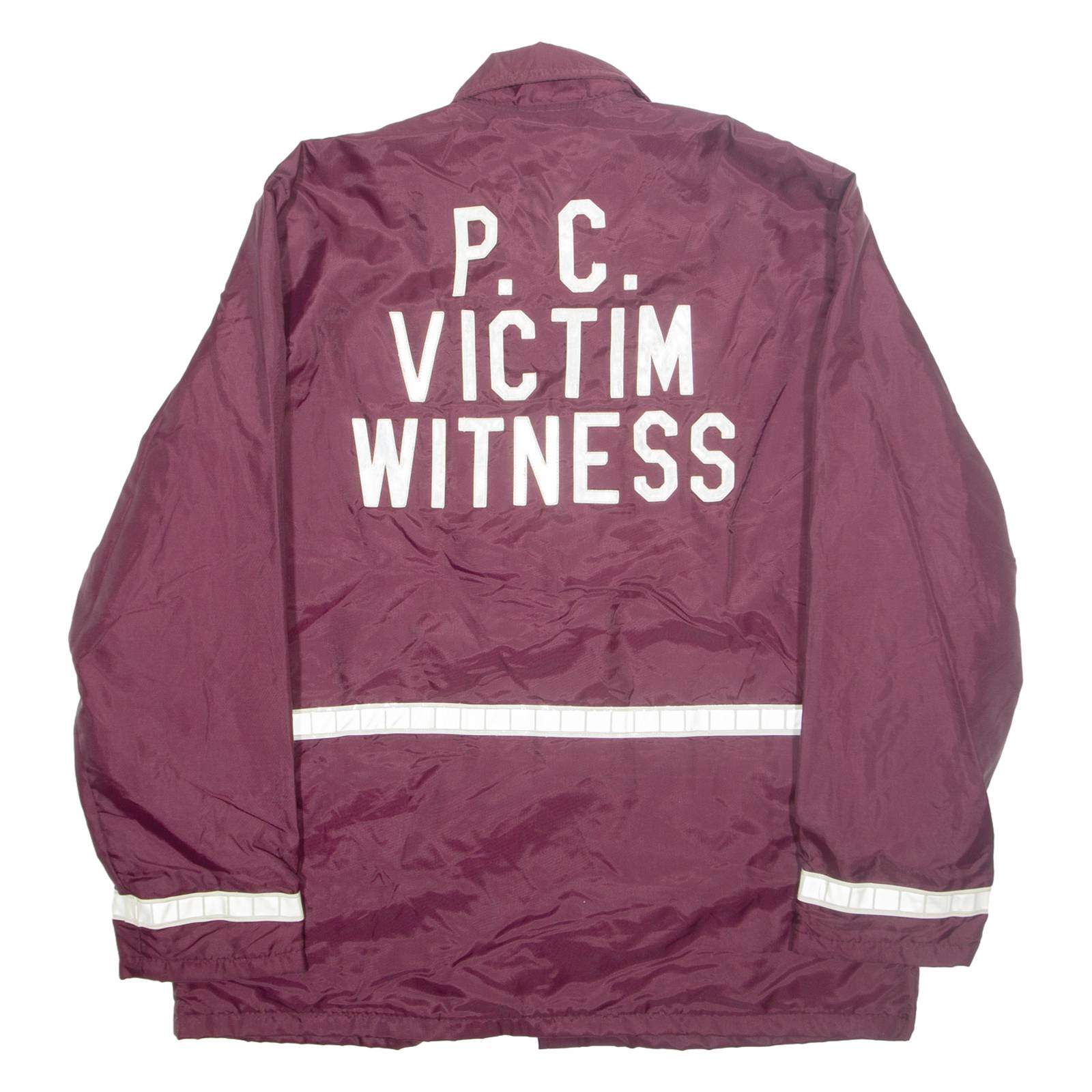 GEM SPORTSWEAR Womens Workwear Jacket Maroon Nylon L