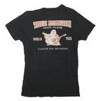 TRUE RELIGION Womens Black Graphic T-Shirt S Short Sleeve Crew Neck Brand Jeans
