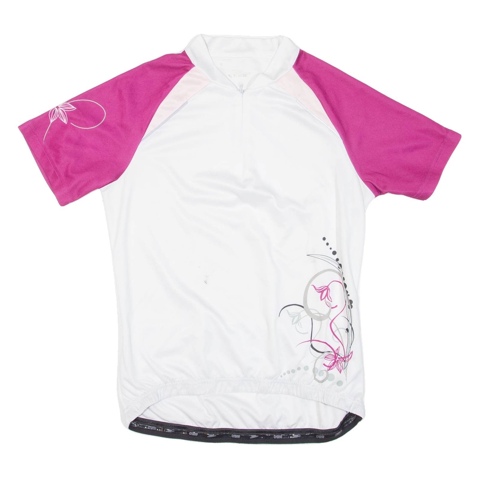 Cycling Womens Jersey Pink 1/2 Zip M