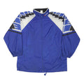 ERIMA Mens Blue Geometric Track Jacket XL Polyester Blend Zip