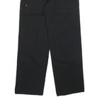 EXPLORE Womens Cotton Blend Black Relaxed Straight Trousers W33 L30 Casual Wear