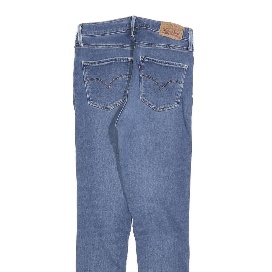 LEVI'S 720 Womens Slim Blue Denim Light W26 L28 Skinny Jeans Cotton Blend