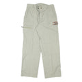 EIDER Mens Relaxed Off White Polyester Blend Zip Trousers W30 L29 Outdoor Cargo