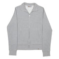 CARHARTT Mens Grey Zip Up Jacket XS Cotton Blend Plain Casual Workwear