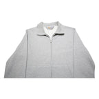 CARHARTT Mens Grey Zip Up Jacket XS Cotton Blend Plain Casual Workwear