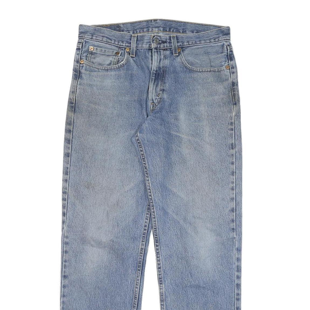 LEVI'S 550 Mens Regular Blue Denim Medium W31 L32 Classic Straight Zip Jeans