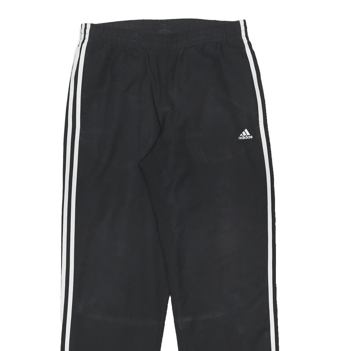 ADIDAS Mens Joggers Black & White Classic Tapered M W31 L31 Sportswear
