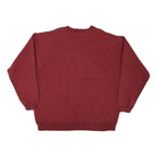 LOST JENNAIN Mens Maroon Crew Neck XL Mallard Country Graphic Sweatshirt