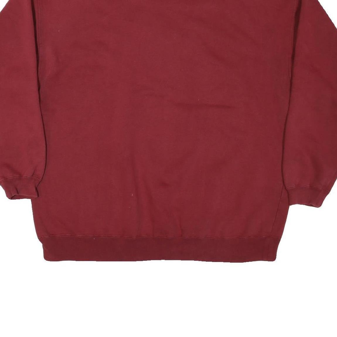 LOST JENNAIN Mens Maroon Crew Neck XL Mallard Country Graphic Sweatshirt