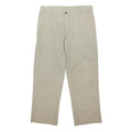 DICKIES Mens Regular Beige Button Closure Cotton Blend Trousers W38 L31 Casual
