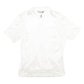 SUGOI Mens White Cycling Jersey L Short Sleeve 1/4 Zip Sports Top