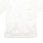 SUGOI Mens White Cycling Jersey L Short Sleeve 1/4 Zip Sports Top