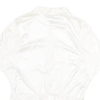 SUGOI Mens White Cycling Jersey L Short Sleeve 1/4 Zip Sports Top