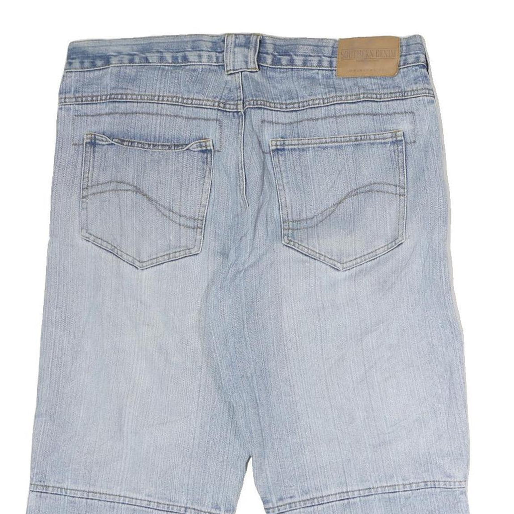 SOUTHERN Mens Shorts Blue Casual Denim M W37 Cotton Relaxed Fit