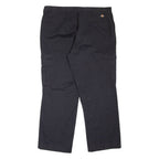DICKIES Cargo Workwear Mens Trousers Black Regular Straight W40 L32