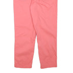 CALVIN KLEIN JEANS Womens Cotton Blend Pink Regular Fit Straight Trousers W32