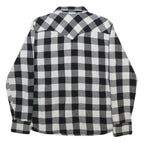 LEVI'S Mens Black & White Check Shirt M Casual Cotton Long Sleeve Button