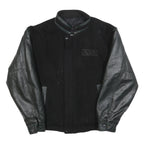 CANADA SPORTSWEAR Mens Black & Dark Green Boss Electric Wool Blend Jacket L