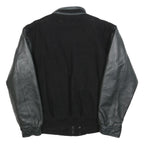 CANADA SPORTSWEAR Mens Black & Dark Green Boss Electric Wool Blend Jacket L