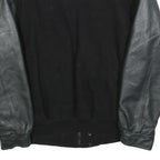 CANADA SPORTSWEAR Mens Black & Dark Green Boss Electric Wool Blend Jacket L