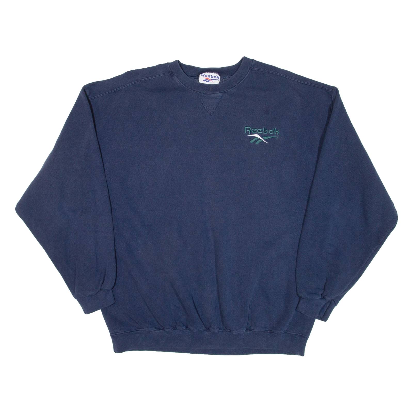 REEBOK Mens Sweatshirt Blue M